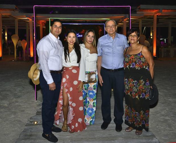Jorge Subero Medina, Alejandra Díaz, Grasibel Jiménez, Jorge Subero Isa y Francia Medina