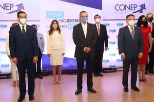 CONEP realizó un encuentro con el candidato presidencial del PRM, Luis Abinader, para conocer su propuesta 