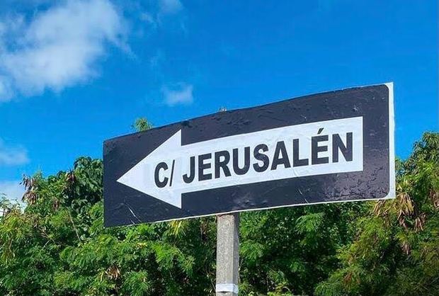 Inauguran calles con el nombre de 'Jerusalén' en María Trinidad Sánchez