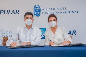 Ayuntamiento del Distrito Nacional y Banco Popular firman acuerdo para remozar el Parque Mirador Sur