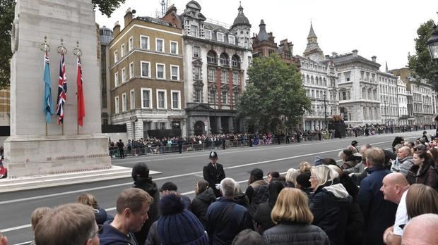 El funeral de Isabel II colapsa Londres.