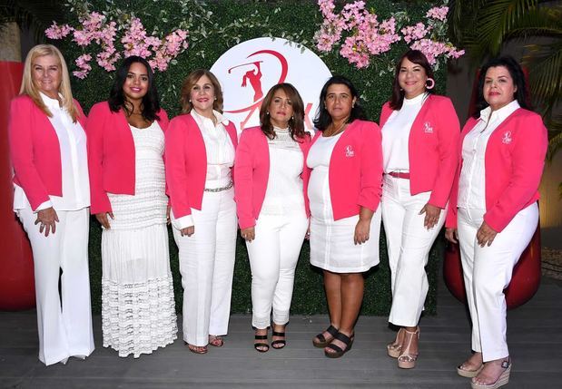 Margarita Pardo, Franchesca Páez,  Fanny Fernández, Lissette de los Santos, Karen Cuevas, Elizabeth Pérez y Juana de Peña.