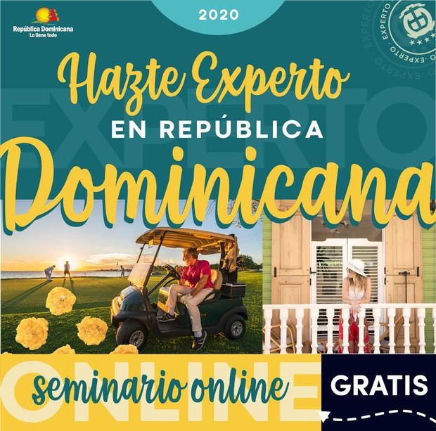 Volante virtual del seminario “Especialista en República Dominicana”.