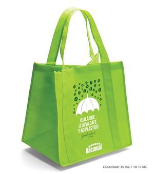Las bolsas reusables sirven para concientizar a la población sobre el cuidado del medioambiente.