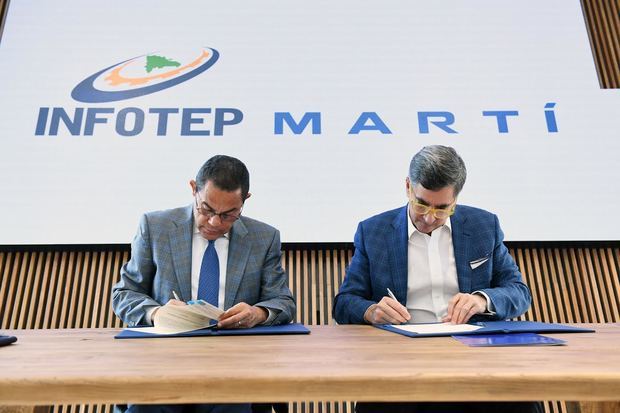 La firma de acuerdo de acuerdo entre el INFOTE y MARTI beneficiará a más de mil doscientos colaboradores del conglomerado de empresas.