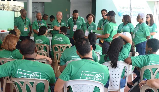 1800 voluntarios y voluntarias que participarán como observadores electorales en los comicios municipales de este 16 de febrero de 2020.