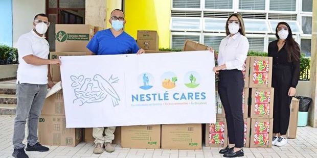 Nestlé Dominicana ha donado más de 1,600,000 raciones alimenticias.