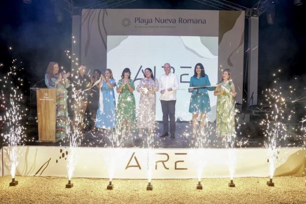  Corte de cinta inauguracion AIRE en Playa Nueva Romana.