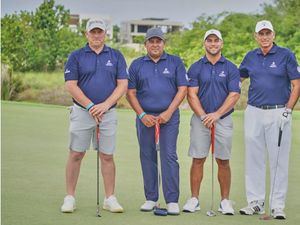 -Luis Ecolástico, Gerardo Polonia, Arkel Fernández y Jean P. Fernández.