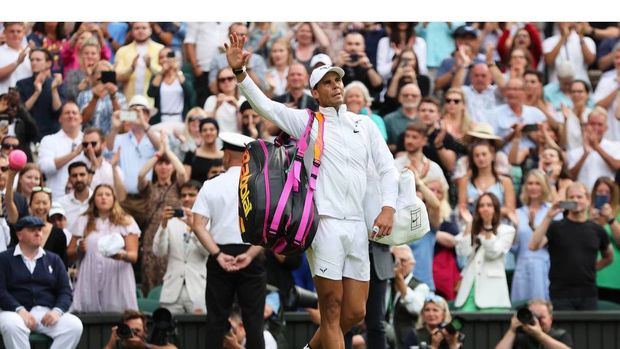 Nadal se retira por lesión y no disputará la semifinal de Wimbledon.