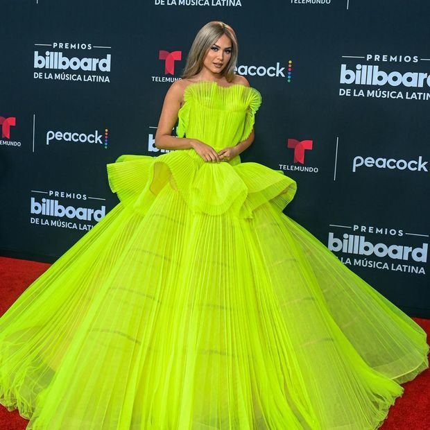 Triunfan las marcas de lujo en la alfombra roja de los Billboard Latinos