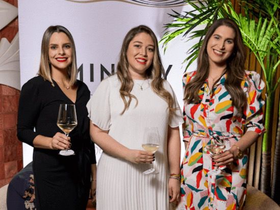 Shantal Espinal, Laura Núñez y Alejandra Valverde.