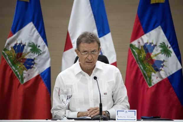 El ministro de Relaciones Exteriores dominicano, Roberto Álvarez.