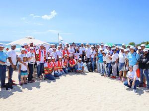 Jornada de limpieza de playas integró más de 2 mil 500 voluntarios