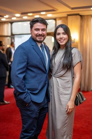 David Ferreira y Nathaly González.