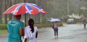 Chubascos dispersos y viento moderado del noreste afectan varias provincias del país