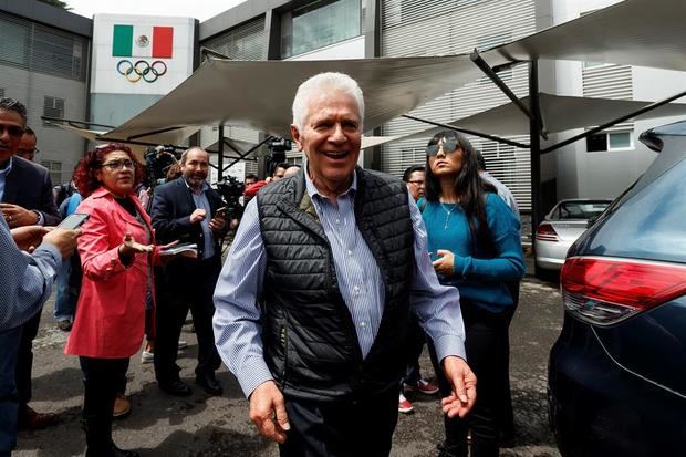 El presidente del Comité Olímpico Mexicano, Carlos Padilla. 
