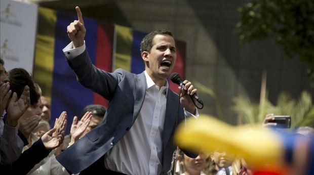   El presidente de la opositora Asamblea Nacional de Venezuela, Juan Guaidó. 