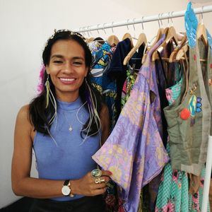Yaosca Jiménez apuesta por la moda sostenible. 