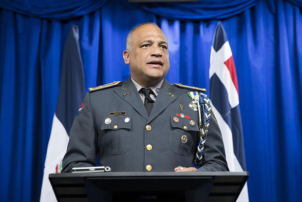 El vocero de la Policía nacional de República Dominicana, Frank Félix Durán.