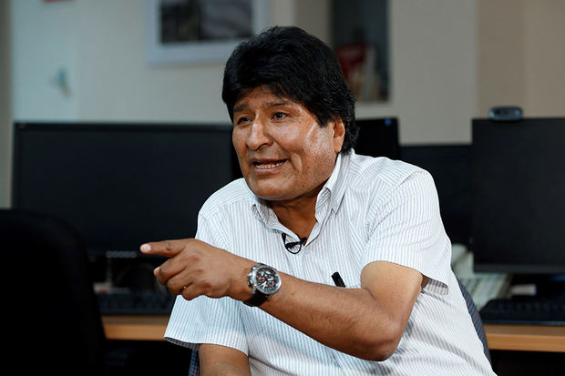 El expresidente de Bolivia Evo Morales fue registrado este domingo, durante una entrevista exclusiva con Efe, en Ciudad de México (México).