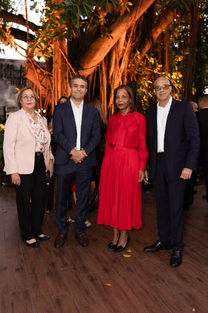 Maylen Guerrero, Nicolás Díaz, Miguelina Medina y Ludovino Colón.