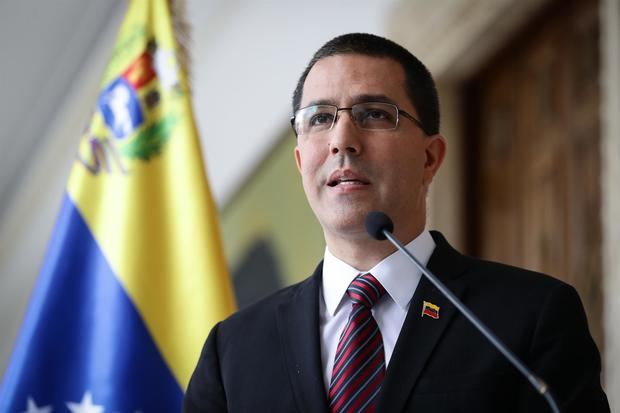 En la imagen, el canciller de Venezuela, Jorge Arreaza.