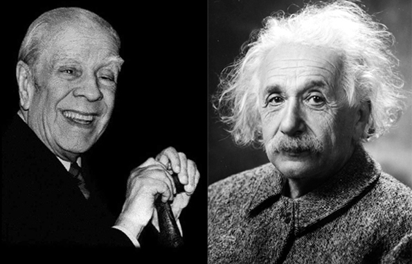 Borges y Einstein.