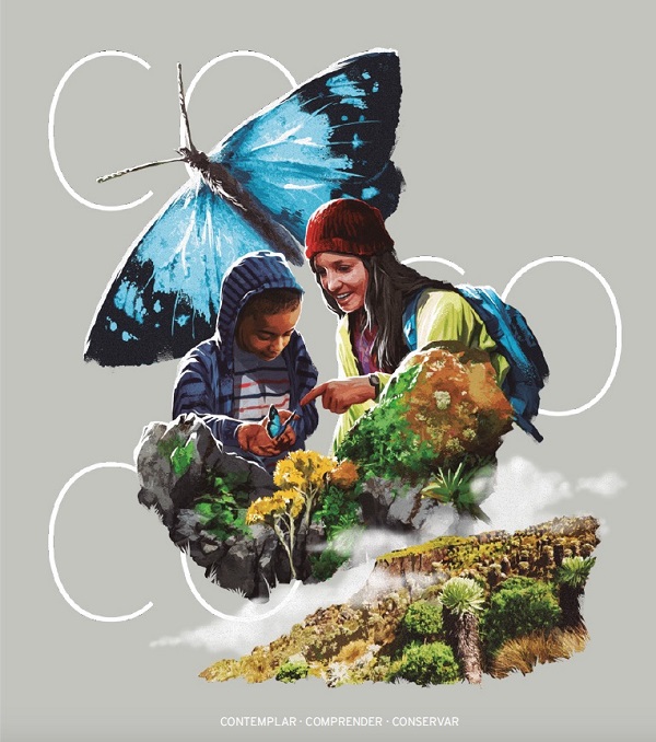 Campaña 'COntemplar, COmprender, COnservar: Manual ilustrado para guías de turismo de naturaleza en Colombia'.