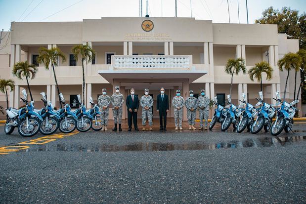 Las motocicletas  permitirán a la institución militar ampliar los patrullajes dentro del Comando Conjunto Unificado. 
