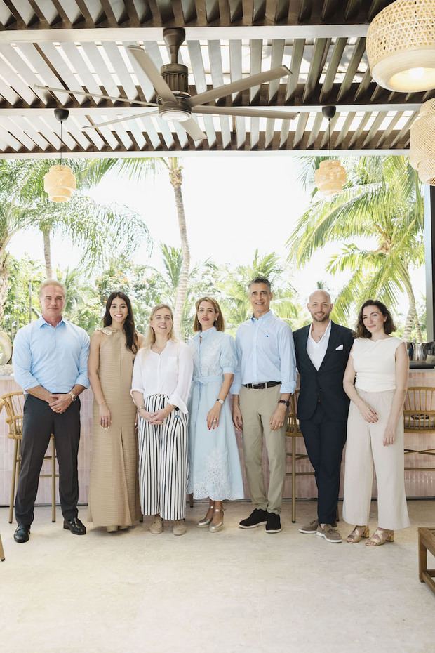 Jason Kycek, Gabriela Benoit, Anne-Victoire Matton, Emilie Teuma, Andrés Pichardo, Tino Scarabottolo y Anne Guillou.