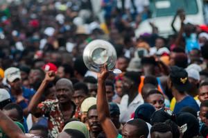Centenares de haitianos protestan contra inseguridad y aumento de secuestros