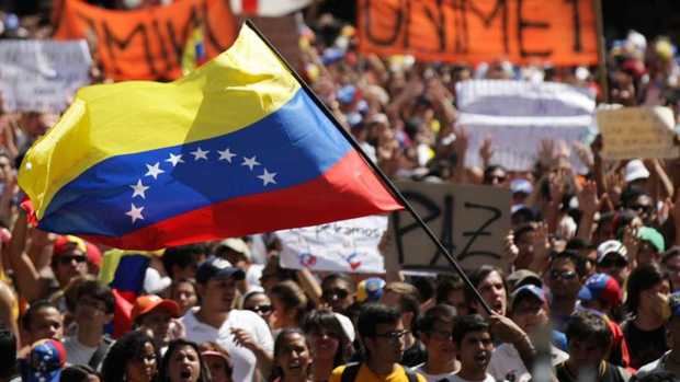 Manifestaciones en Venezuela. 