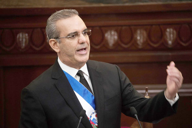 En la imagen, el presidente de República Dominicana, Luis Abinader.
