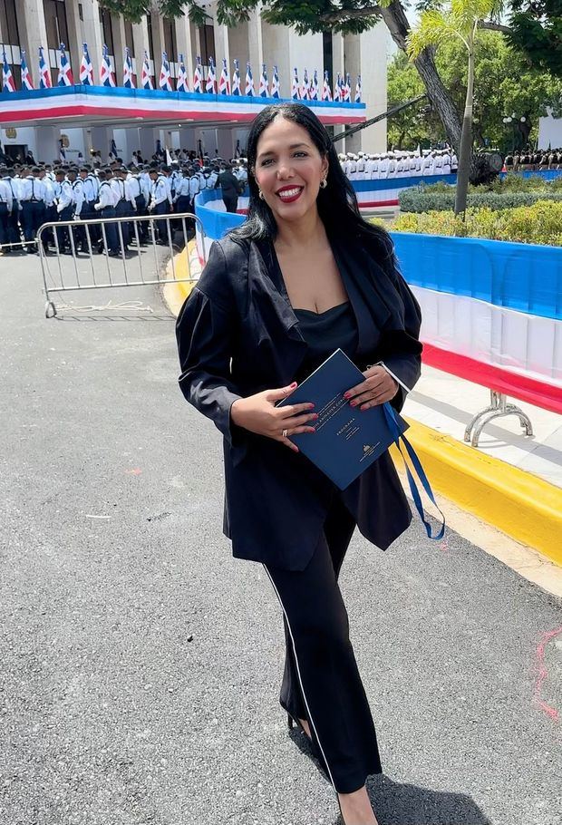 Rosa Mejía en el Teatro Nacional Eduardo Brito.