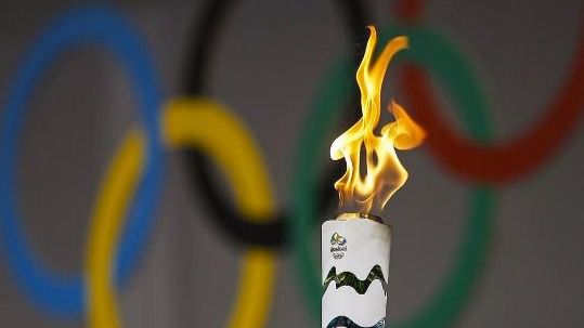 Antorcha olímpica de Río 2016.