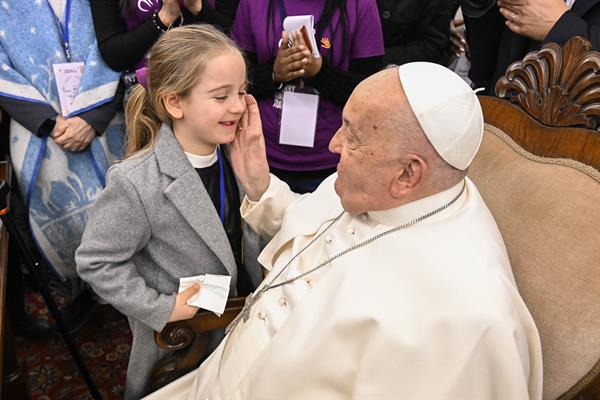 El Papa Francisco durante una audiencia el pasado 7 de febrero.

