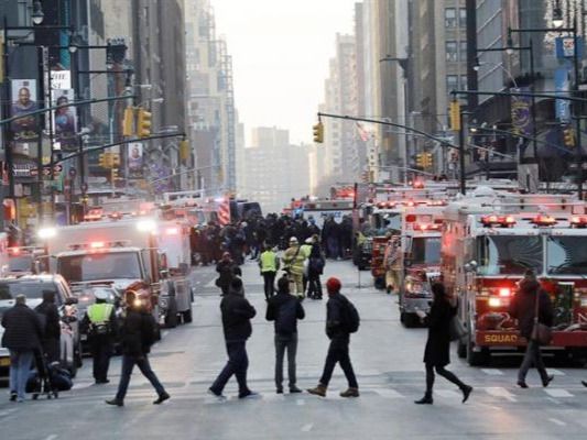 Ataque terrorista en el corazón de Nueva York deja cuatro heridos.
