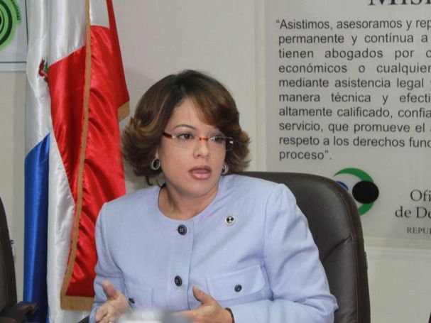 Directora de la Oficina Nacional de Defensa Pública, Dra. Laura Hernández Román.