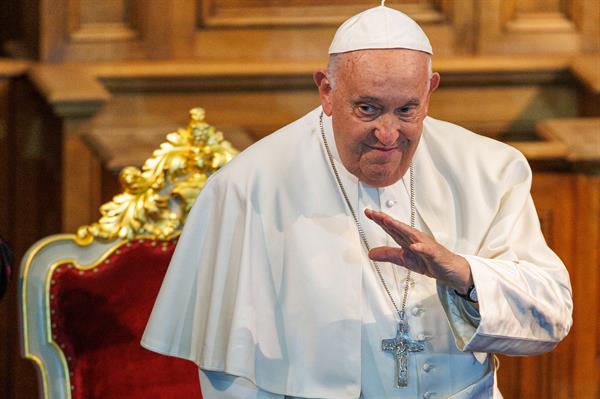 El papa Francisco en una foto de archivo. 