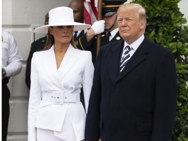 Melania y Donald Trump.