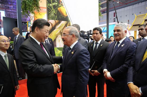 Xi Jinping y Danilo Medina