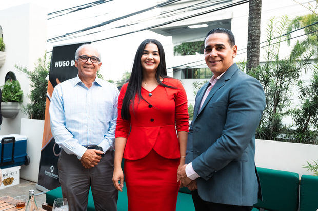 Pedro Genaro Pérez, Michelle Sadhalá y John Contreras.