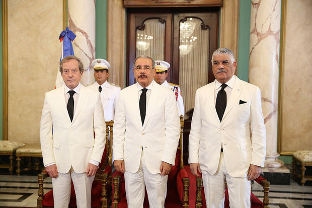 Presidente Danilo Medina recibe cartas credenciales nuevos embajadores.