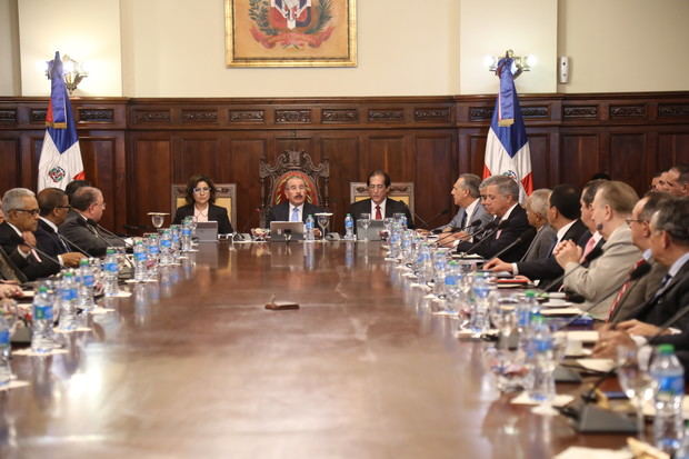 Tercer Consejo de Ministros Ampliado de este año, encabezado por el presidente Danilo Medina, en el Palacio Nacional.