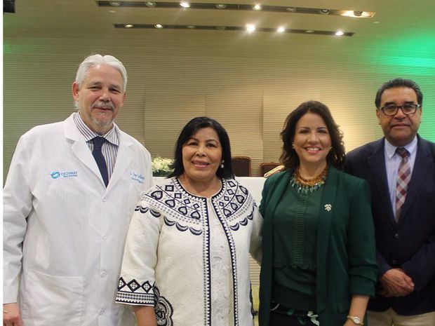 Dr. Jorge Marte, Licda. Milagros Ureña, Dra. Margarita Cedeño, Dr. César Herrera.