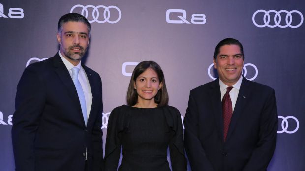 Alexander Gutiérrez, Carla Frías y Benjamín Paiewonsky.