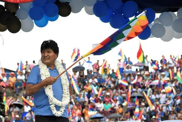 Imagen de archivo del expresidente boliviano Evo Morales participa en una multitudinaria concentración de campesinos, cocaleros e indígenas afines al Movimiento al Socialismo (MAS) en Shinahota, Cochabamba, Bolivia.