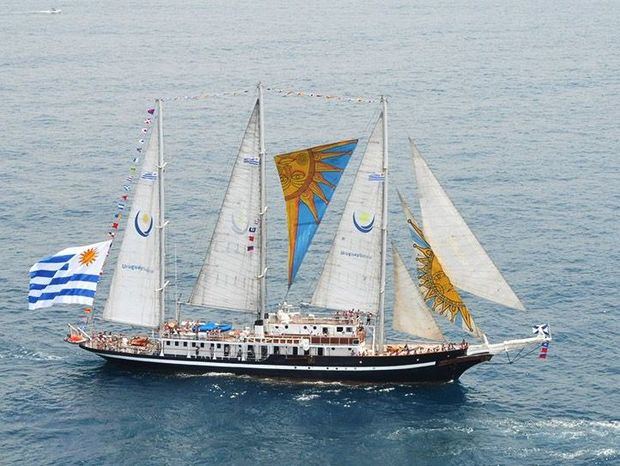 El velero escuela uruguayo Capitán Miranda mostrará la Marca País en América.