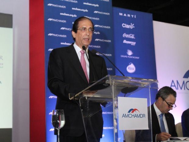 Ministro de la Presidencia Gustavo Montalvo, quien disertó sobre 'Seguridad en República Dominicana: Avances y Retos'.